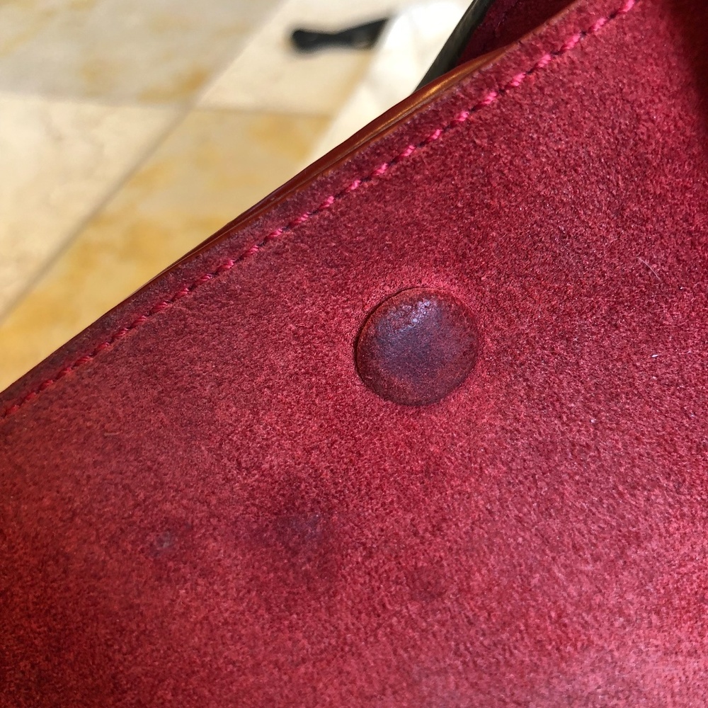 Celine Red Trapeze with GOLD hardware - Picture 6 of 6